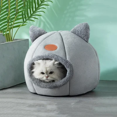 Bed Cats Winter Warm And Cold Proof Pet Home Nest Cat Accessories Cat Cave Bed Cat House Pet Supplies