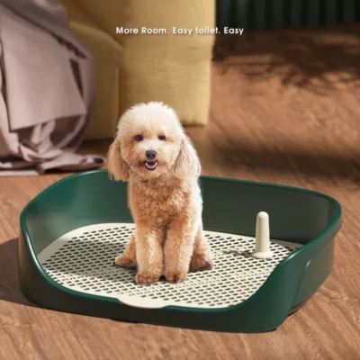 Dog Toilet Portable Pet WC Potty Tray Litter Box For Indoor Puppy Kitten Toilet Train Cleaning Supplies