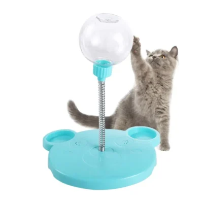 Pet Puzzle Food Leaking Ball Toy Cat Dog Interactive Treat Leaking Toy Kitten Puppy Feeder Fun Animal Products